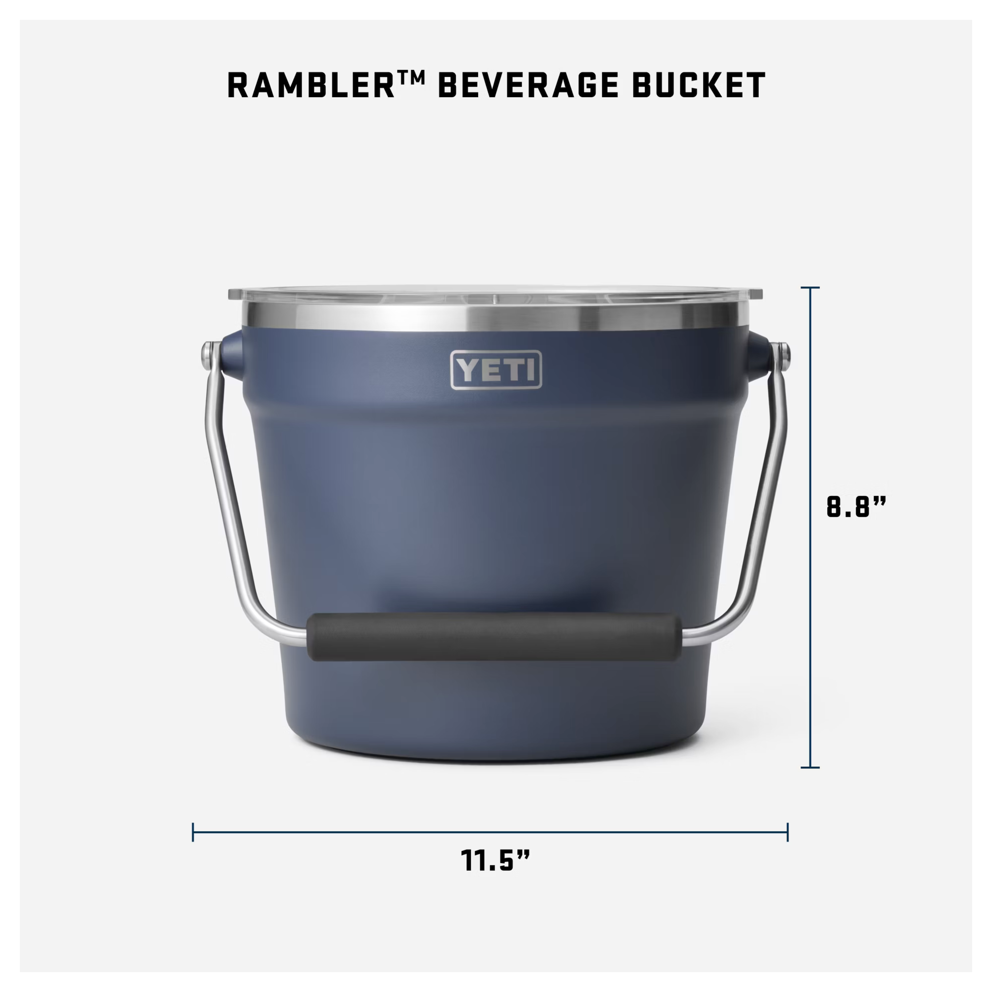 Yeti Rambler Beverage Bucket - Rescue Red